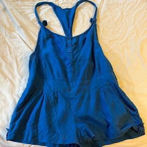 Free People x London Jean linen shortalls